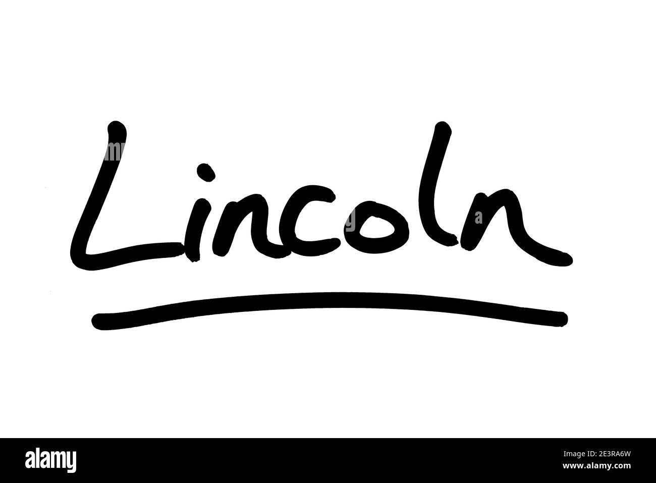 Lincoln - die Hauptstadt des Staates Nebraska in den Vereinigten Staaten von Amerika. Stockfoto