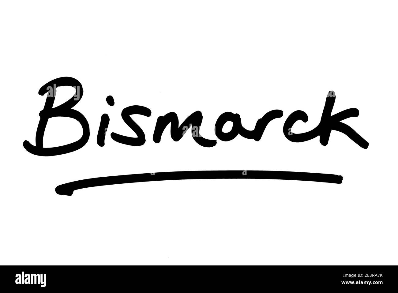 Bismarck - die Hauptstadt des Staates North Dakota in den Vereinigten Staaten von Amerika. Stockfoto