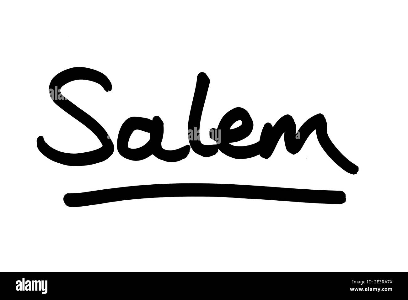 Salem - die Hauptstadt des Staates Oregon in den Vereinigten Staaten von Amerika. Stockfoto