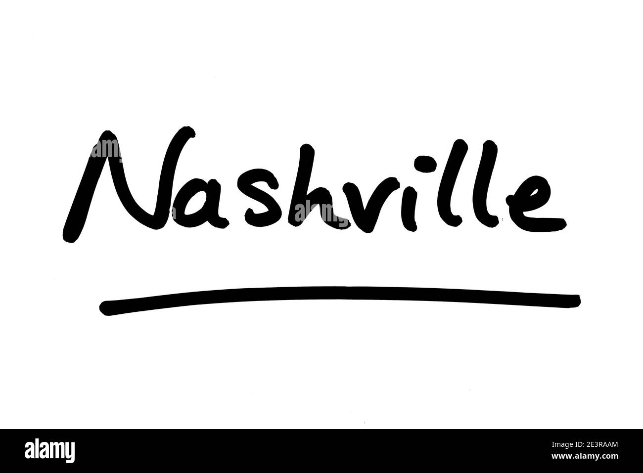 Nashville - die Hauptstadt des Staates Tennessee in den Vereinigten Staaten von Amerika. Stockfoto