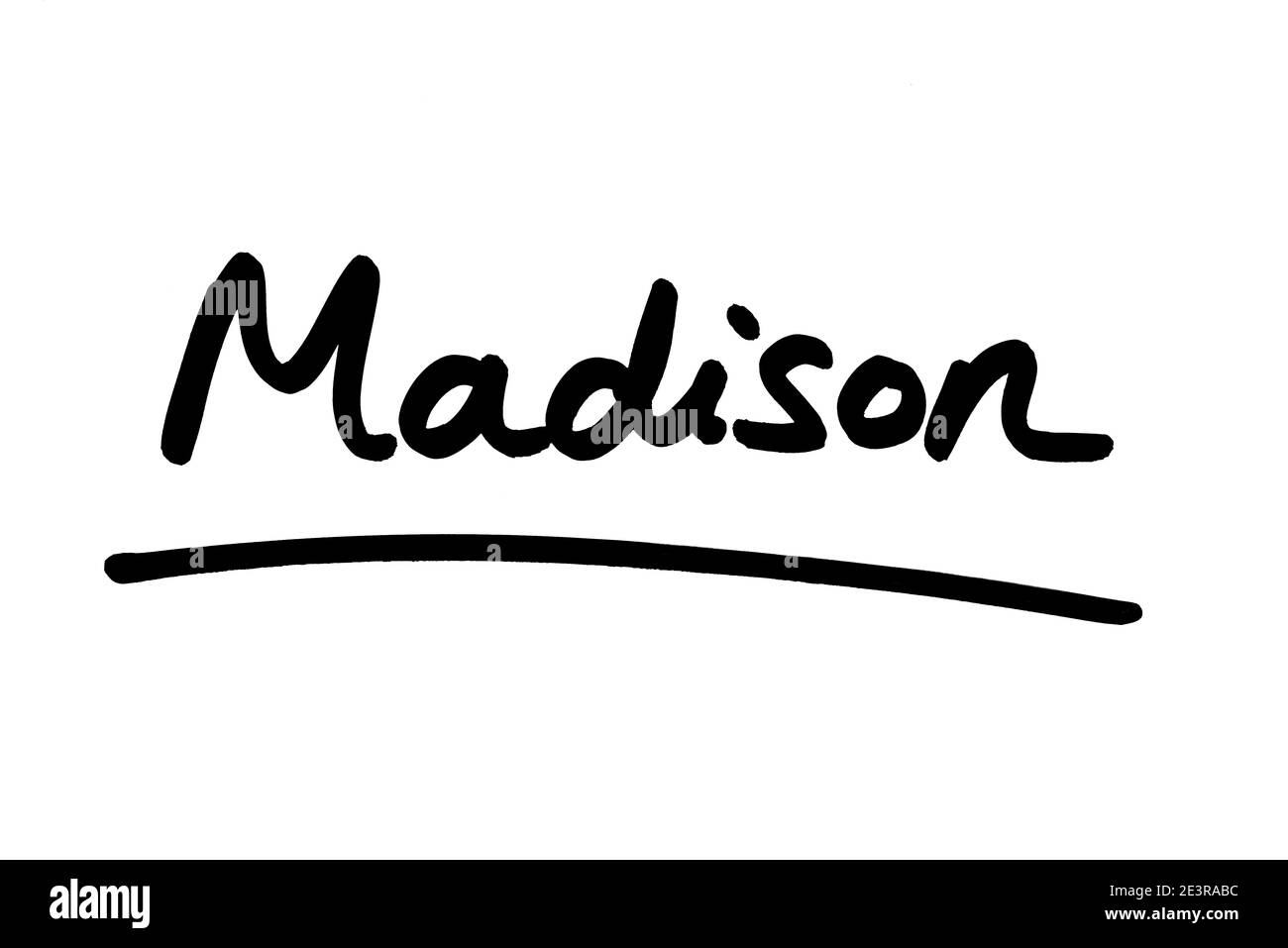 Madison - die Hauptstadt des Staates Wisconsin in den Vereinigten Staaten von Amerika. Stockfoto