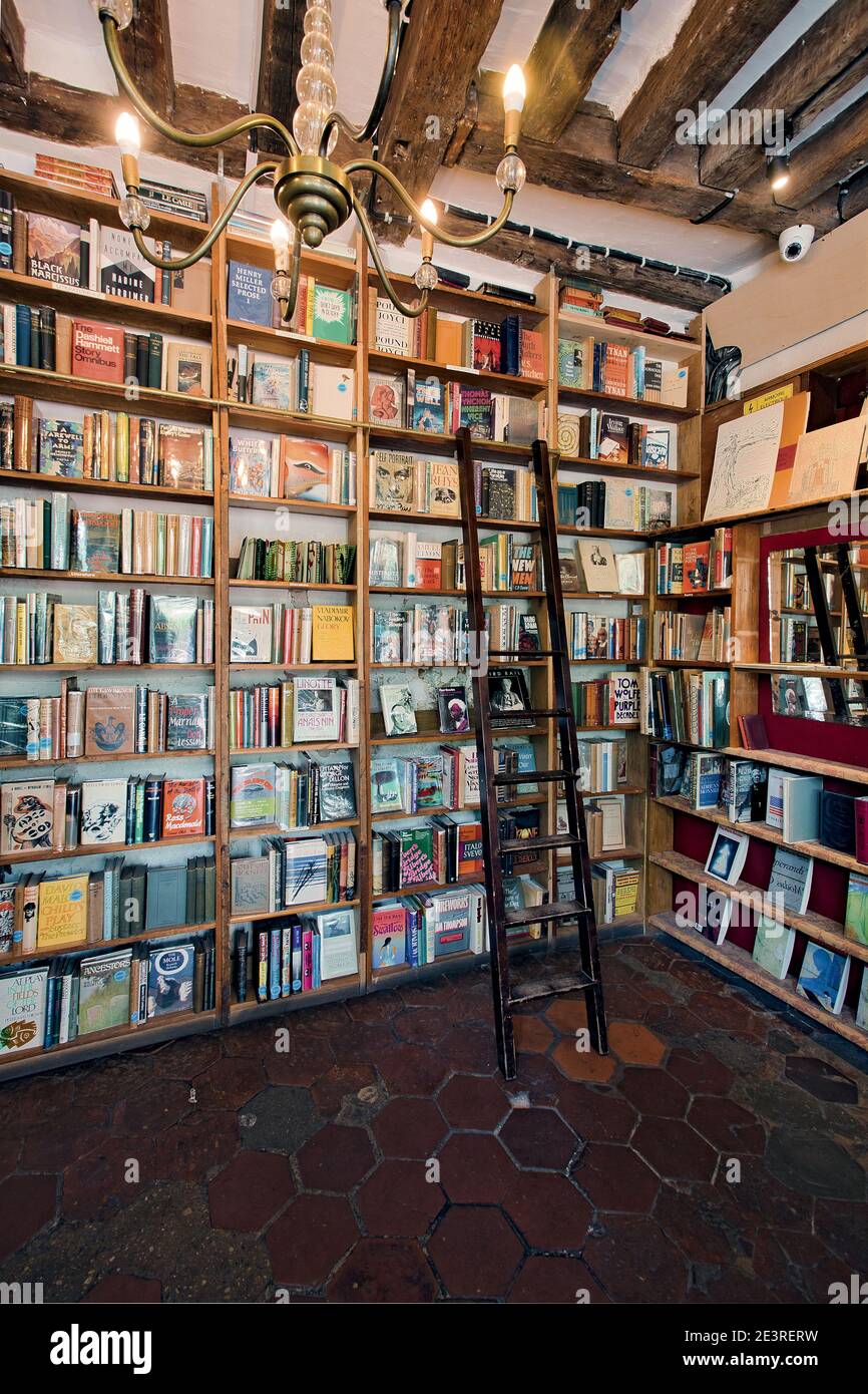 FRANKREICH / Iie-de-France / Paris / unabhängige Buchhandlung Shakespeare and Company in Paris . Stockfoto