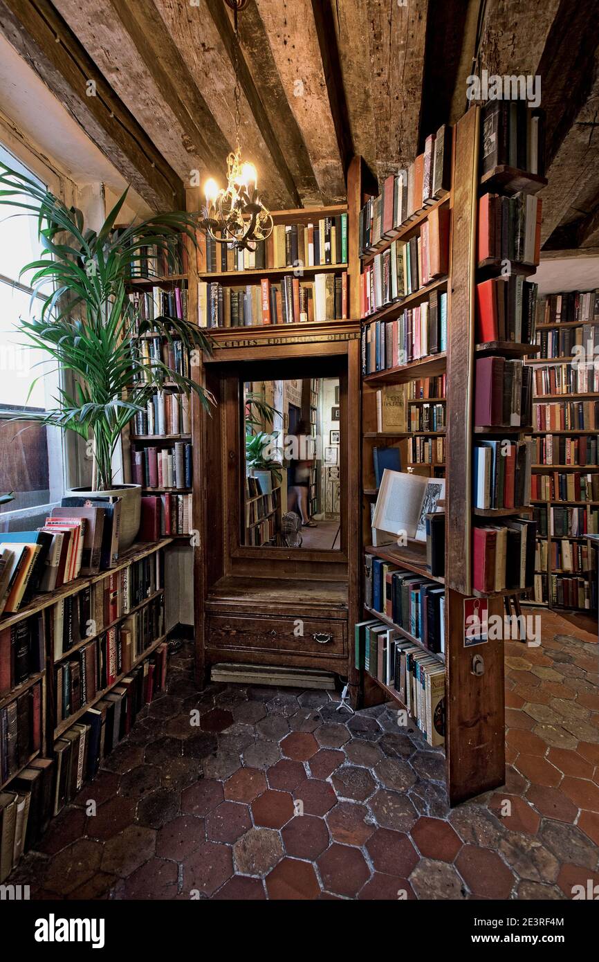 FRANKREICH / Iie-de-France / Paris / unabhängige Buchhandlung Shakespeare and Company in Paris . Stockfoto