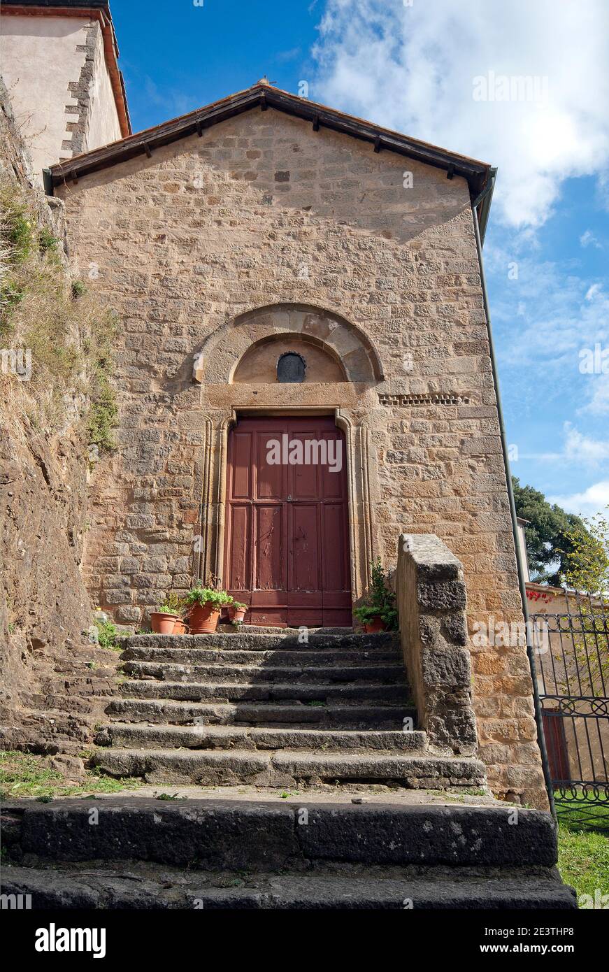 Kirche des heiligen Andreas in Arcidosso, Grosseto, Toskana, Italien Stockfoto