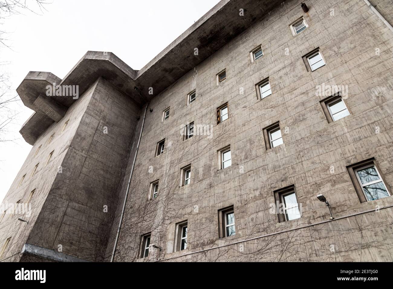 Hamburg, Deutschland. Der Flakturm IV G-Tower, einer der Flaktürme, die Adolf Hitler und die Nazis während des Zweiten Weltkriegs gebaut haben. März 2018 Stockfoto