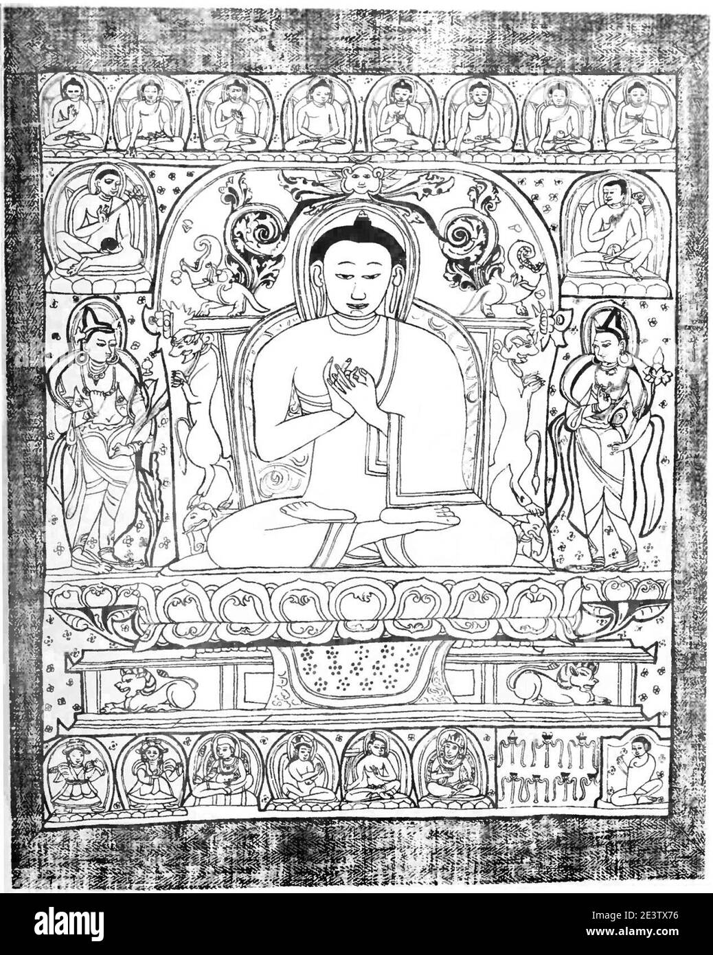 Maitreya-Jampa. Stockfoto