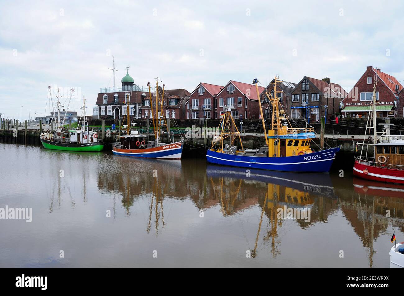 Neuharlingersiel, nordsee, deutschland, UNESCO-WelterbeDeutsche Nordseeküste, Wattenmeer, deutsche Nordseeküste, Stockfoto