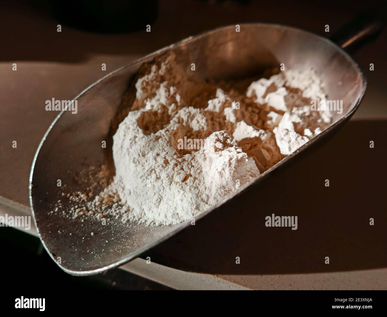 Italienische Qualität Mehl verwendet, um qualitativ hochwertige Pizza und Pasta Stockfoto