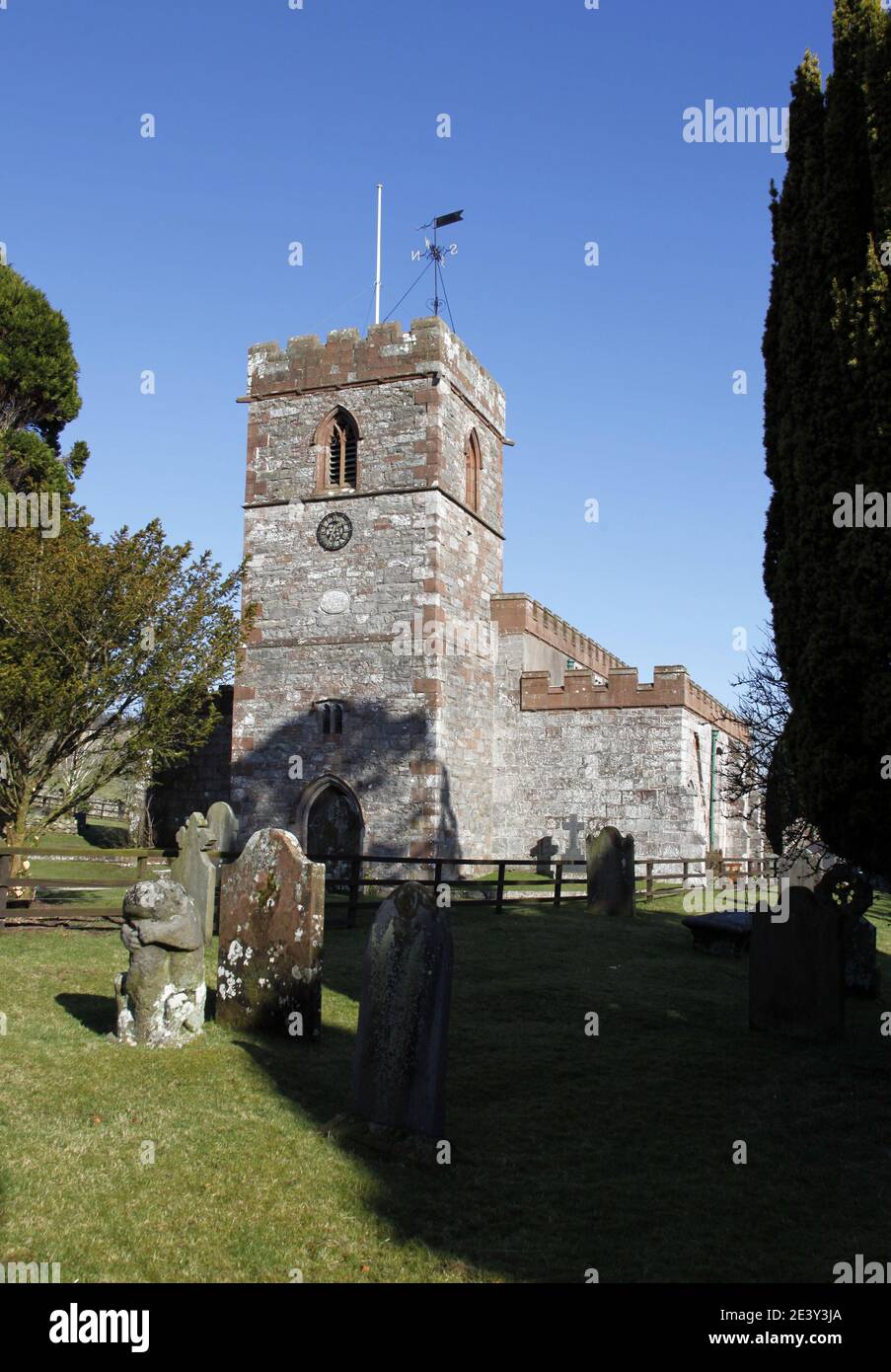 Kirche St. Andrew, Dacre, Cumbria Stockfoto