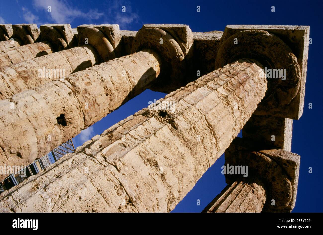 Paestum, Tempel von Hera Stockfoto