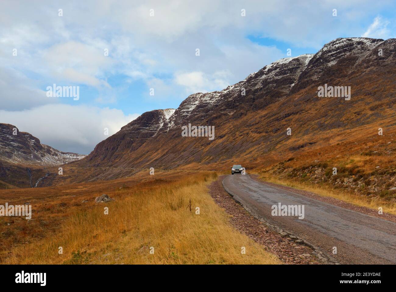 Bealach na BA Bergstraße, Wester Ross Stockfoto