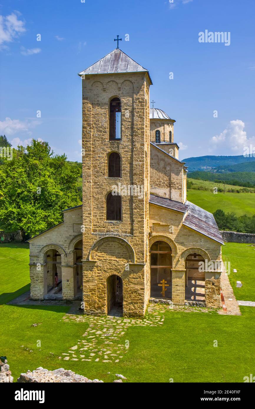 Sopocani Kloster in Serbien in der Nähe von Nova Varos Stockfoto