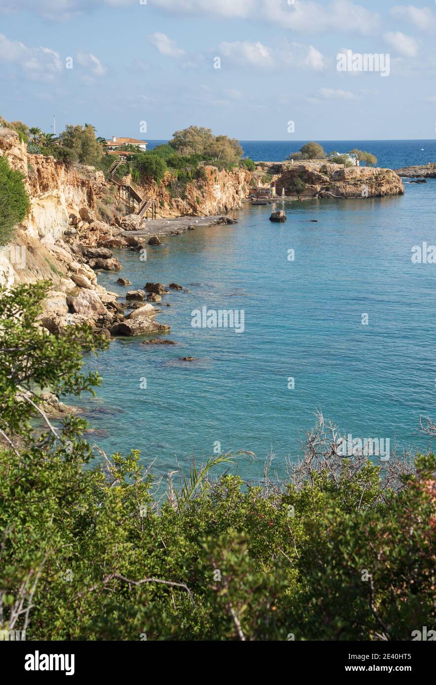 Blick auf Saradari Cap, Kreta, Griechenland Stockfoto