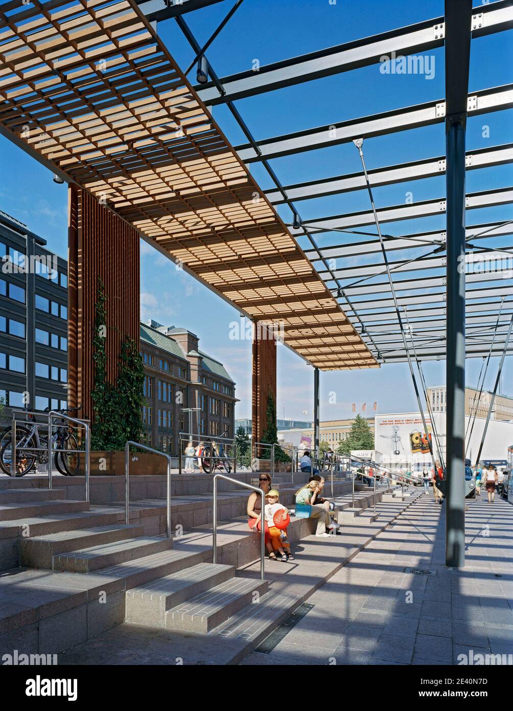 Kamppi Center Helsinki, Architekten: Helin & Co Architects, Juhani Pallasmaa Architects, einkaufszentrum, Einkaufszentrum, Centro comm Stockfoto