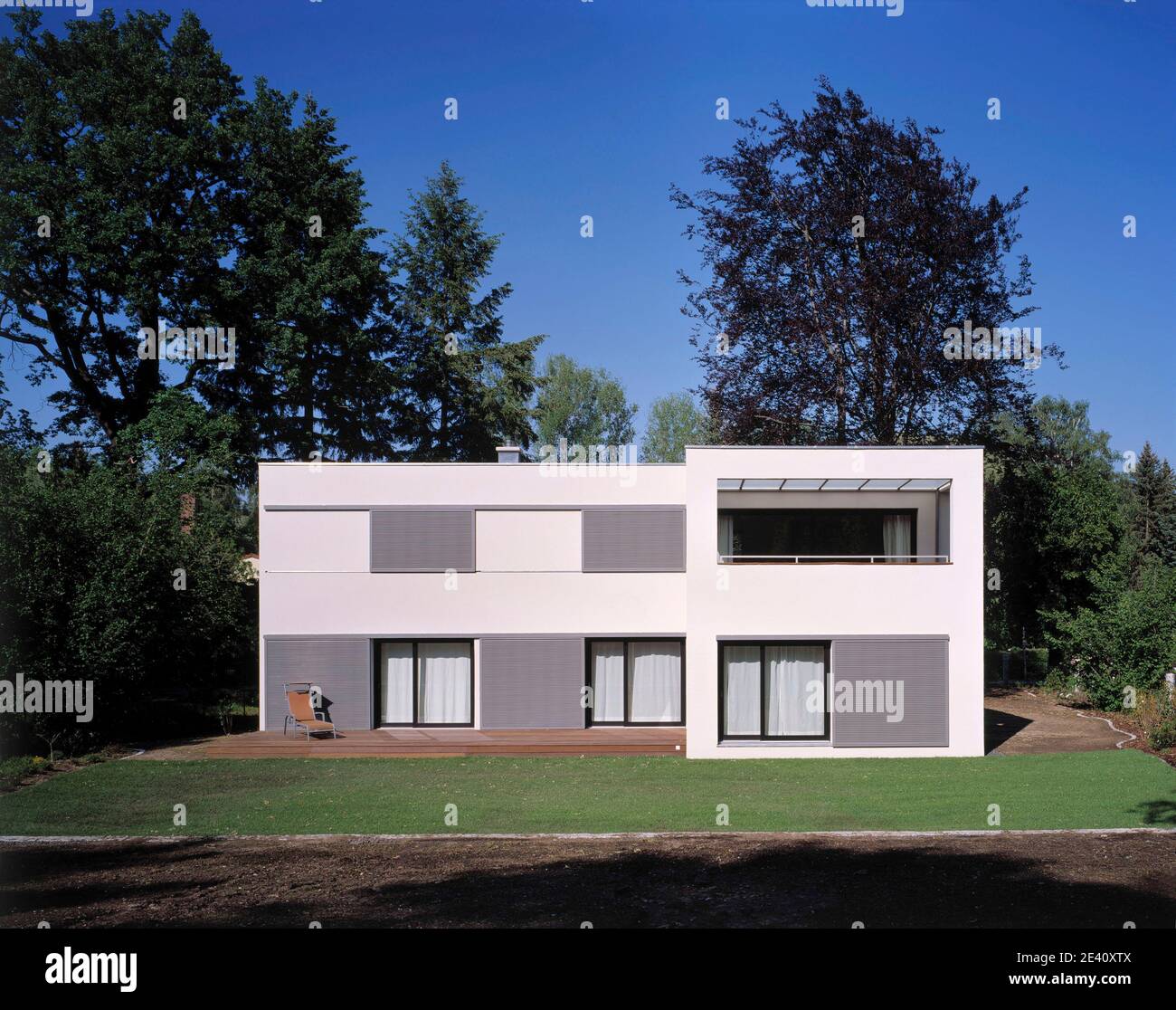 Haus Ronge, Bischofswerder, deutschland, deutschland, Germania, Alemania, Architekt: P+P Schwarzenberger, 2007, wohnhaus, casa, vivienda, Wohnhaus Stockfoto