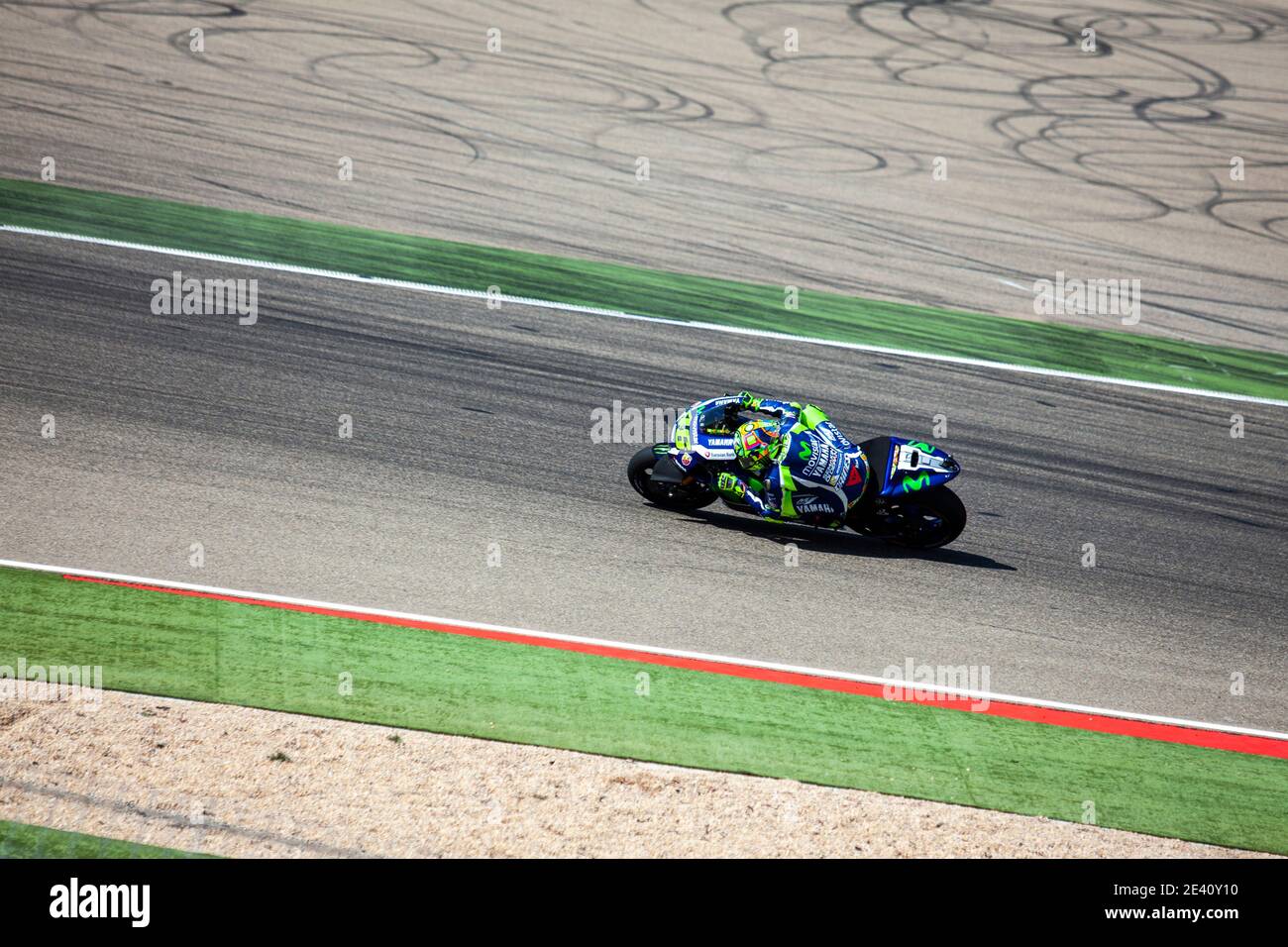 Moto GP Aragon, Spanien Sept. 25 2016 Stockfoto