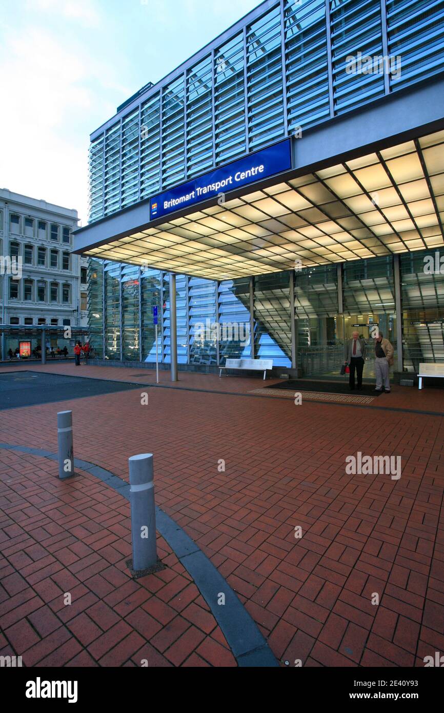 Britomart Station Auckland, bahnhof, Bahnhof, Bahnhof, Stazione, estaci-n ferroviaria, bahnhofsgebaeude, Bahnhof, Railway st Stockfoto