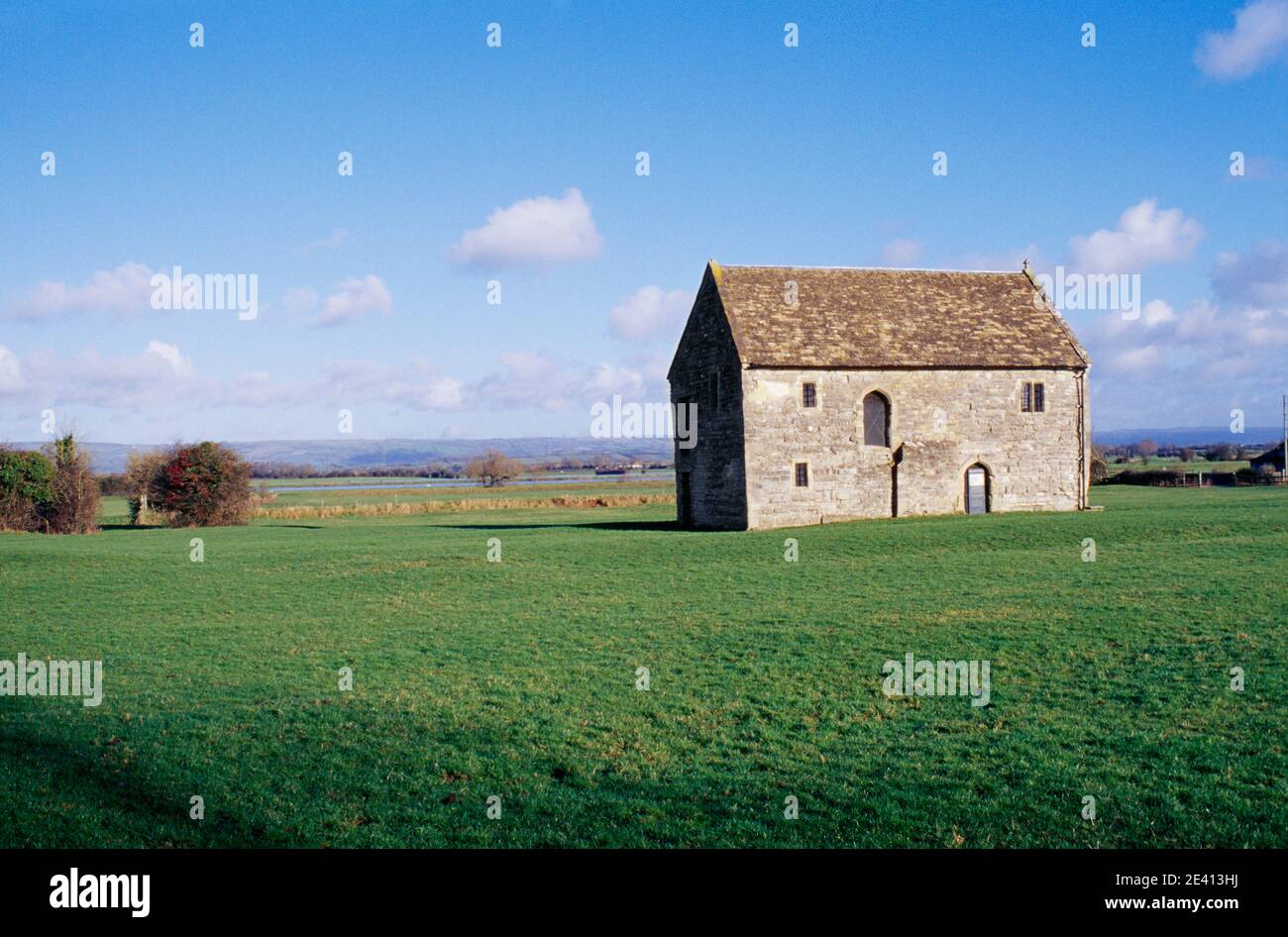 Die Meare, somerset, das Fischhaus, das zum Sommergut des Abtes glastonburyje gehört Stockfoto