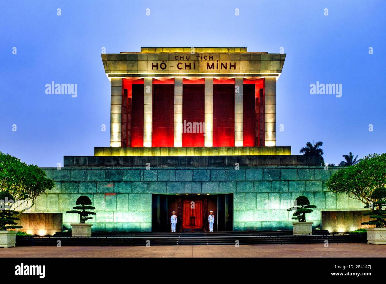 Ho-Chi-Minh-Mausoleum in Hanoi, Vietnam Stockfoto