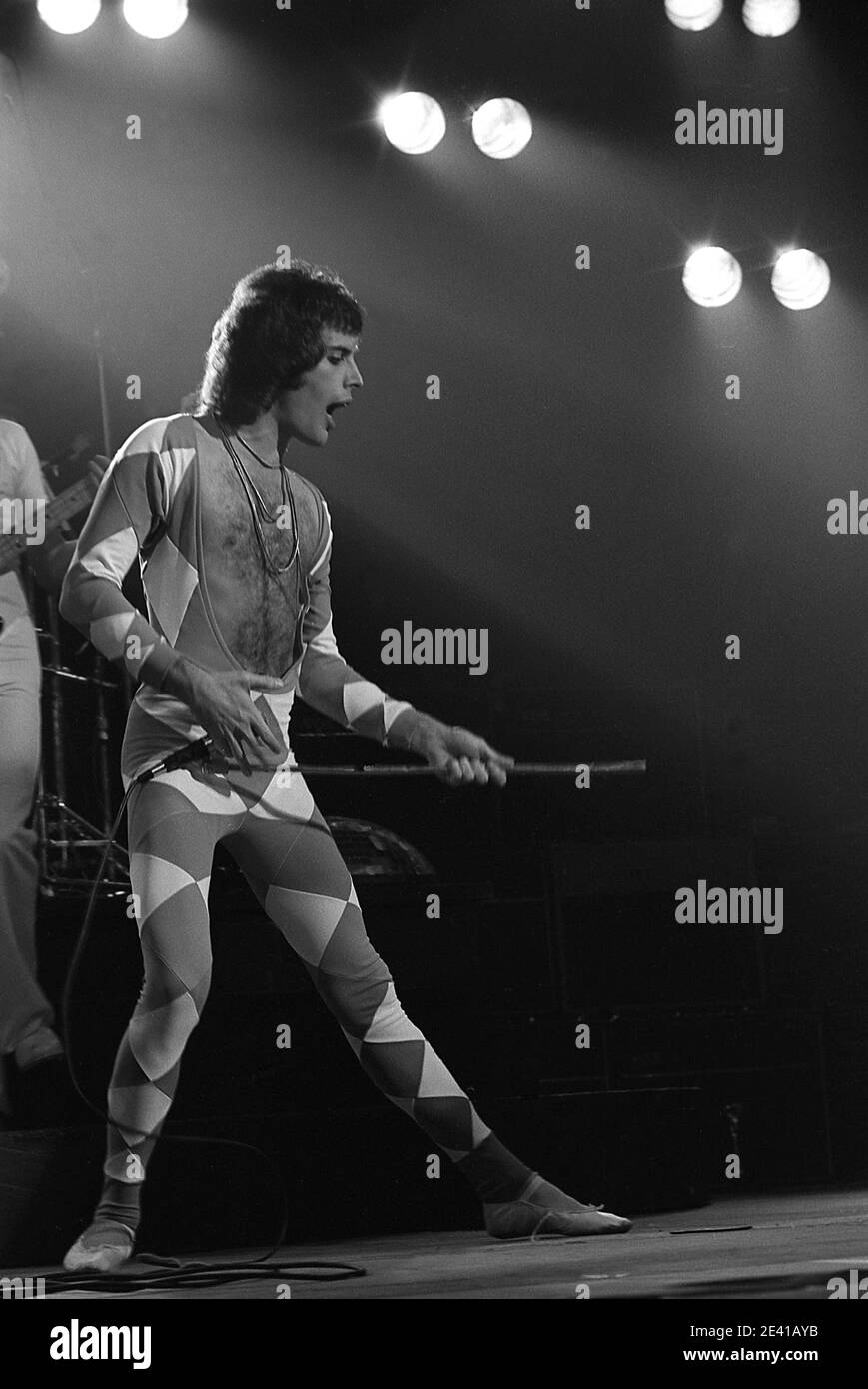 Queen. British Rock Band.Llve Gig in Southampton Gaumont 26/5/1977. 'Summer Tour 77' Stockfoto
