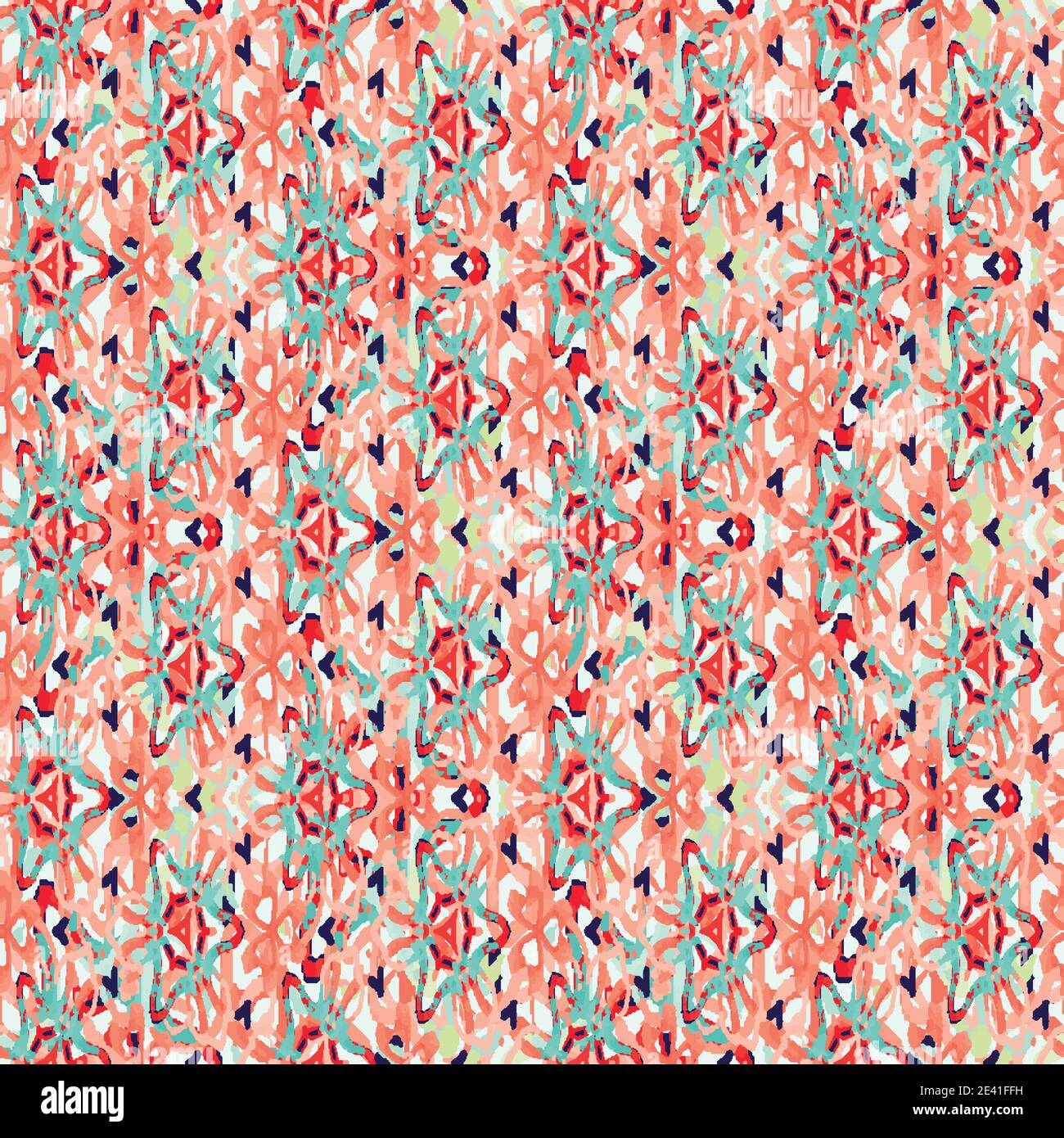 Abstraktes buntes nahtloses Vektor-Muster Stock Vektor