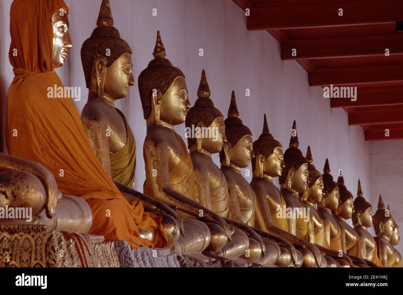 Buddha-Skulpturen Stockfoto