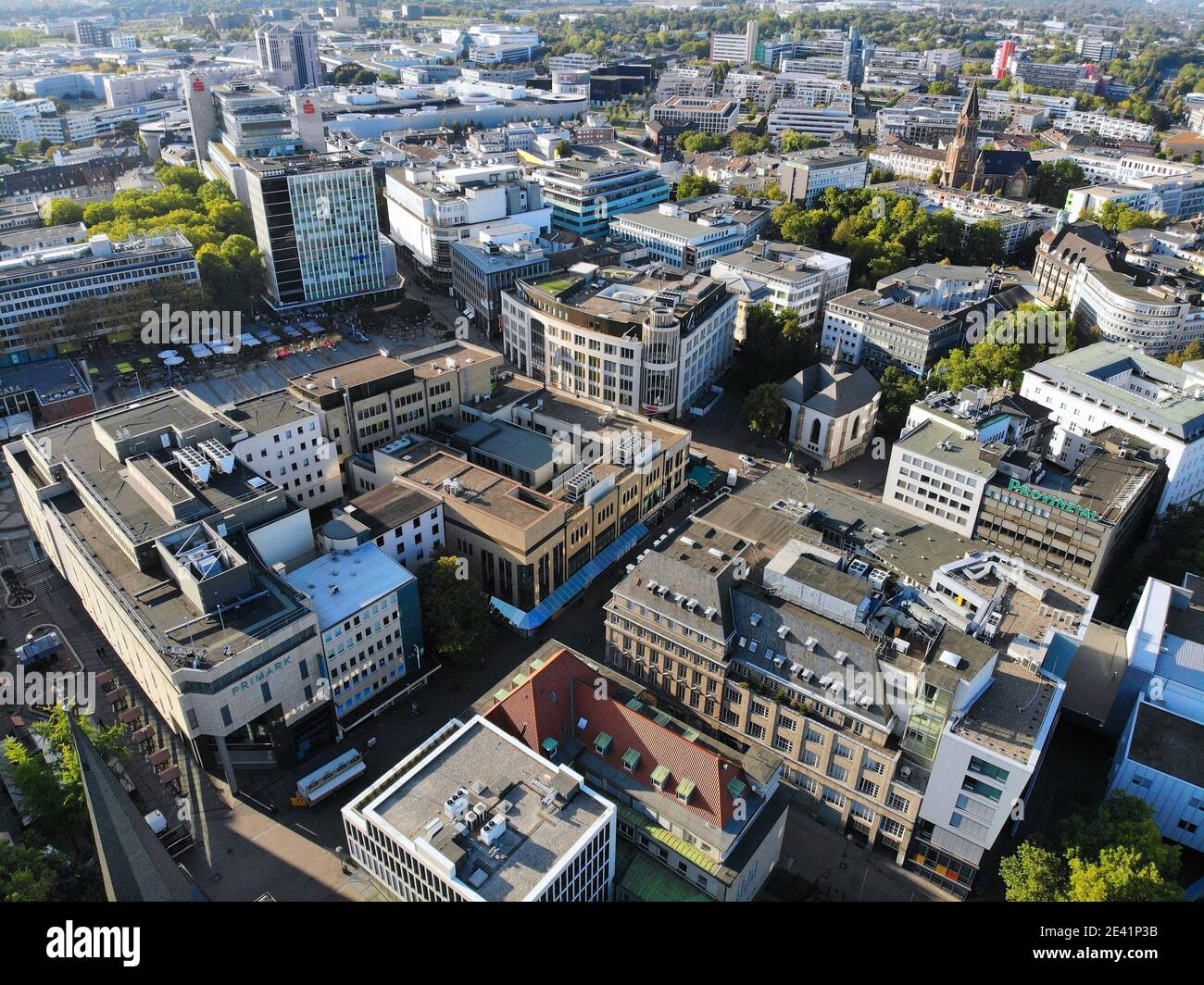 ESSEN, DEUTSCHLAND - 20. SEPTEMBER 2020: Stadtansicht von Essen