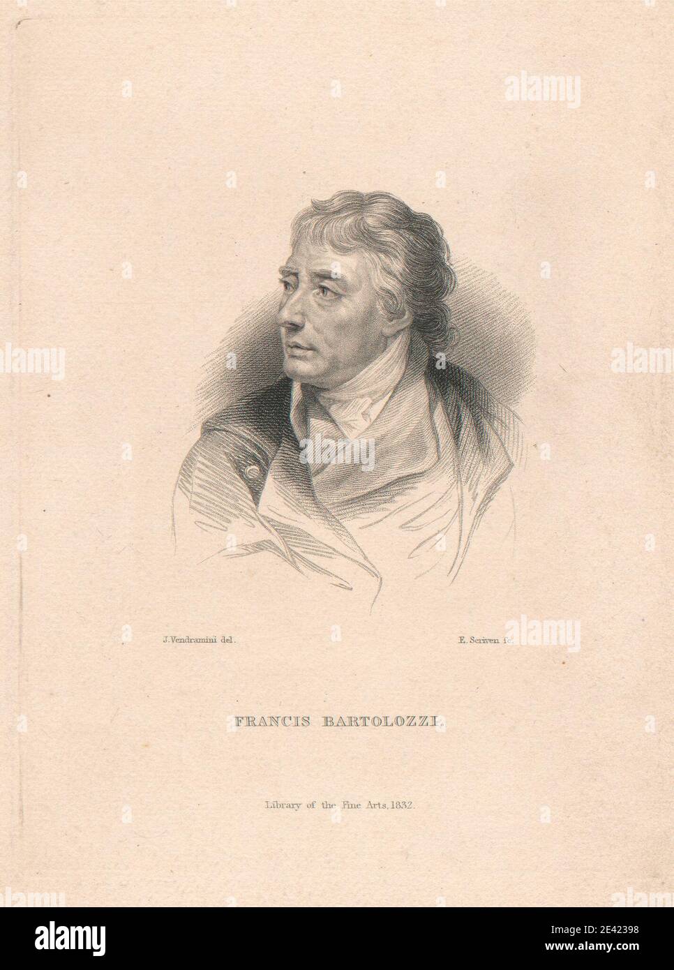 Edward Scriven, 1775â € "1841, Briten, Francis Bartolozzi. Gravur. Stockfoto