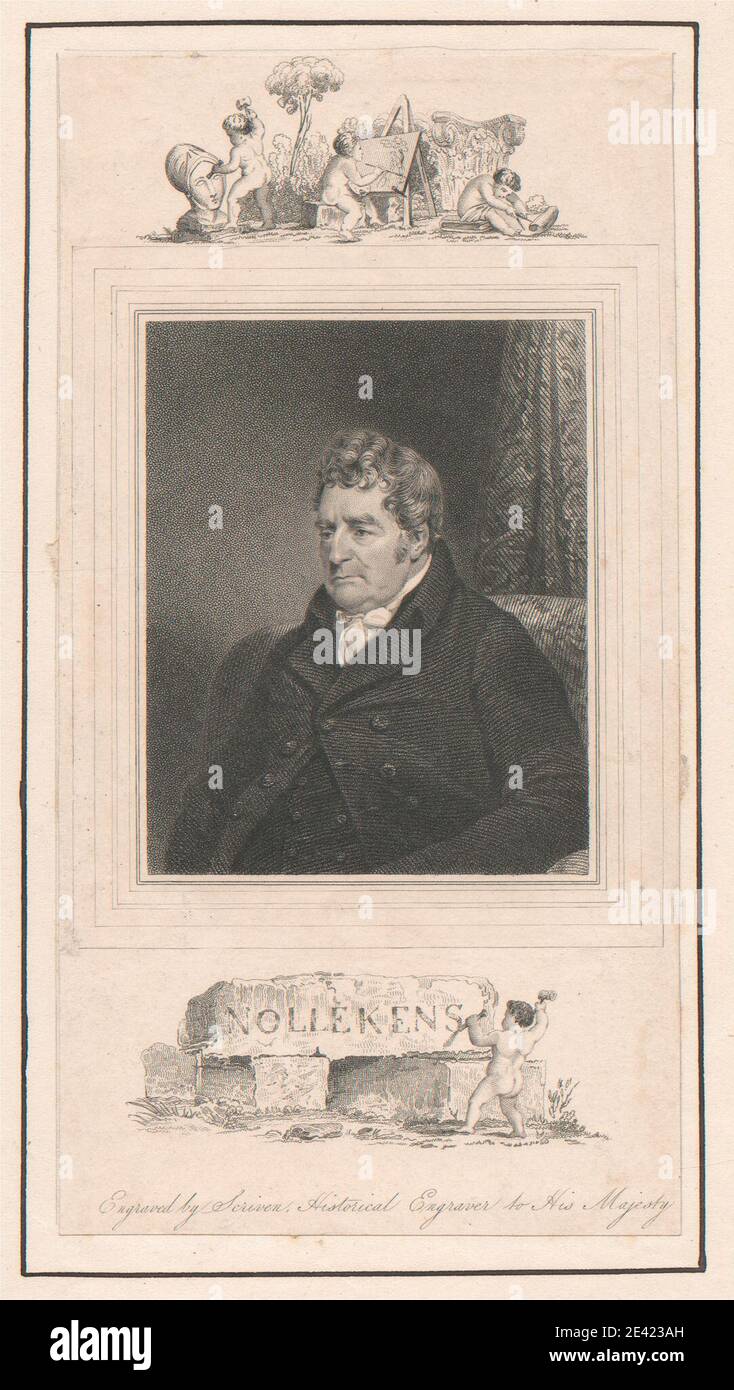 Edward Scriven, 1775â € "1841, Briten, Nollekens, undated. Gravur. Stockfoto