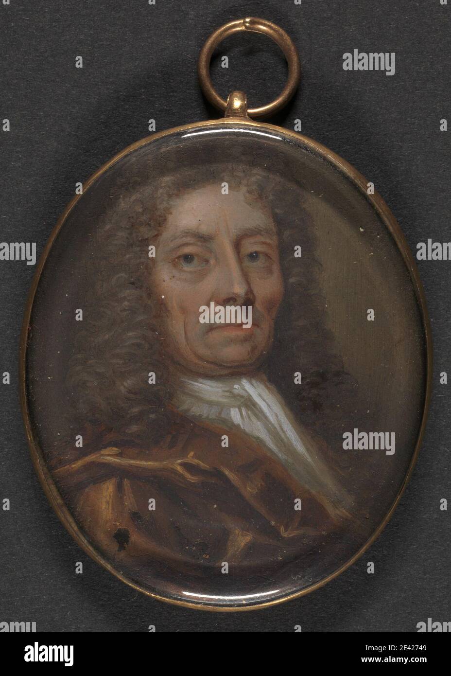 Unbekannter Künstler, achtzehnten Jahrhundert, Sir Christopher Wren, undated. Öl auf Metall. Porträt. Wren, Sir Christopher (1632â € "1723), Architekt, Mathematiker und Astronom Stockfoto