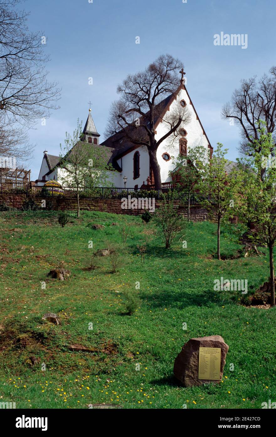 Blick von Westen Stockfoto