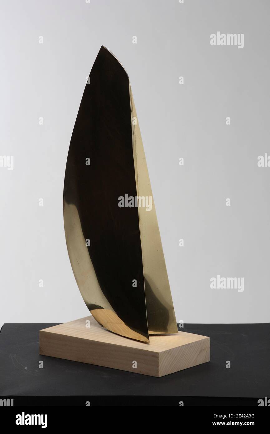 Ausstellung ' 5 Gestalter', Skulptur von Jupp Ernst (Werkbund) Stockfoto