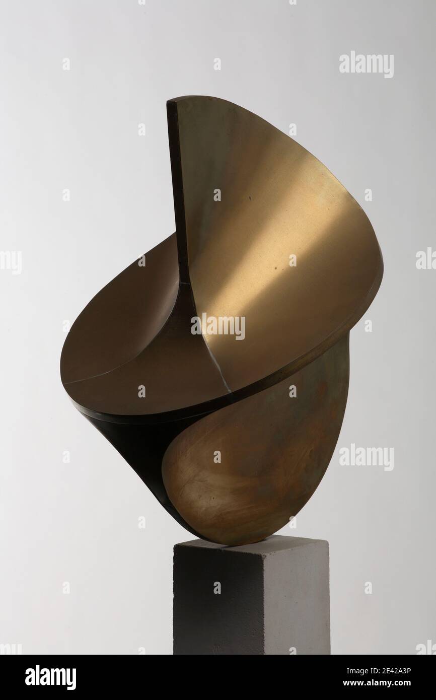 Ausstellung ' 5 Gestalter', Skulptur von Jupp Ernst (Werkbund) Stockfoto