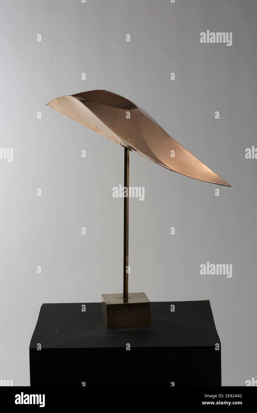 Ausstellung ' 5 Gestalter', Skulptur von Jupp Ernst (Werkbund) Stockfoto