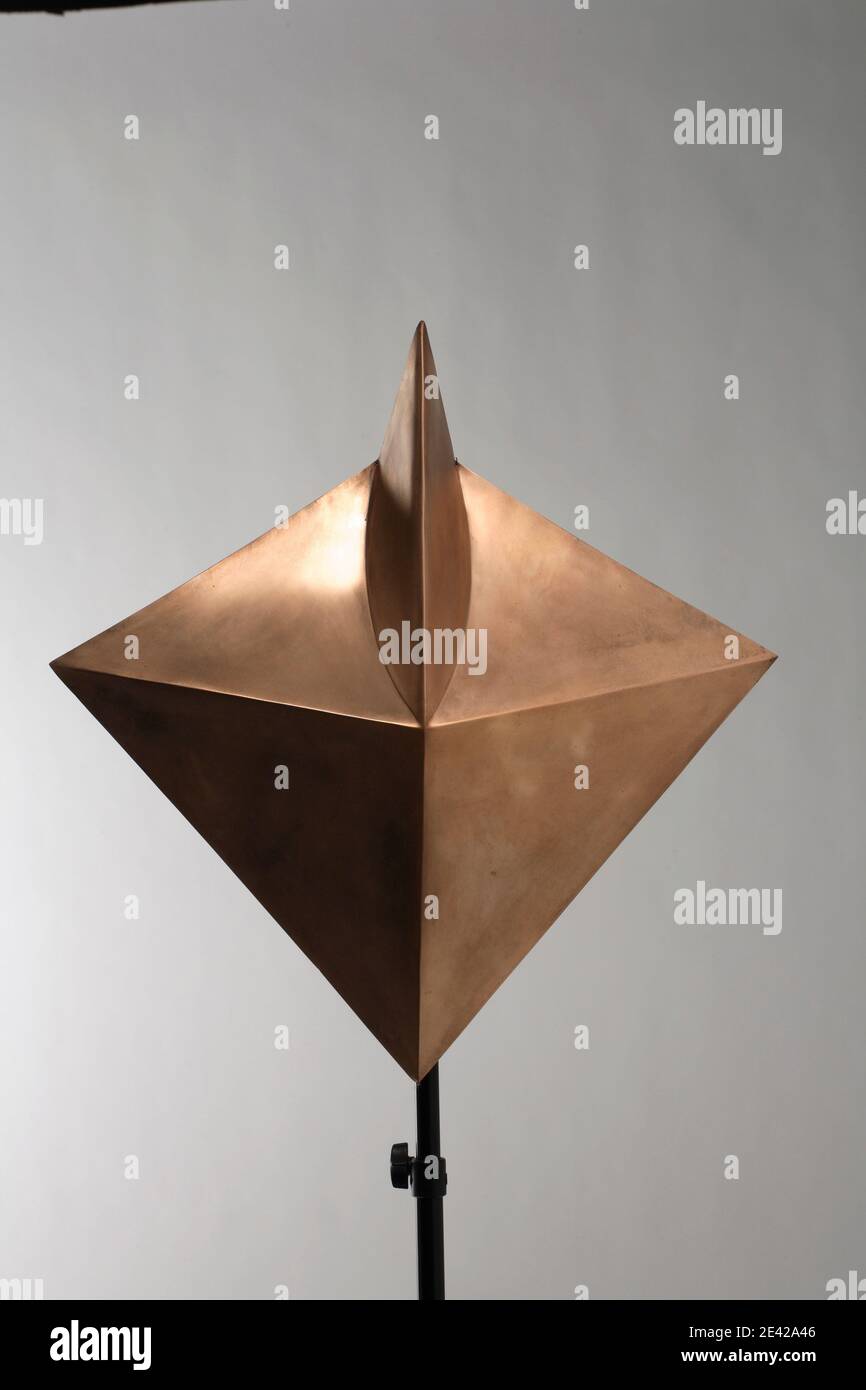 Ausstellung ' 5 Gestalter', Skulptur von Jupp Ernst (Werkbund) Stockfoto