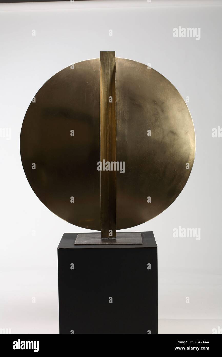 Ausstellung ' 5 Gestalter', Skulptur von Jupp Ernst (Werkbund) Stockfoto