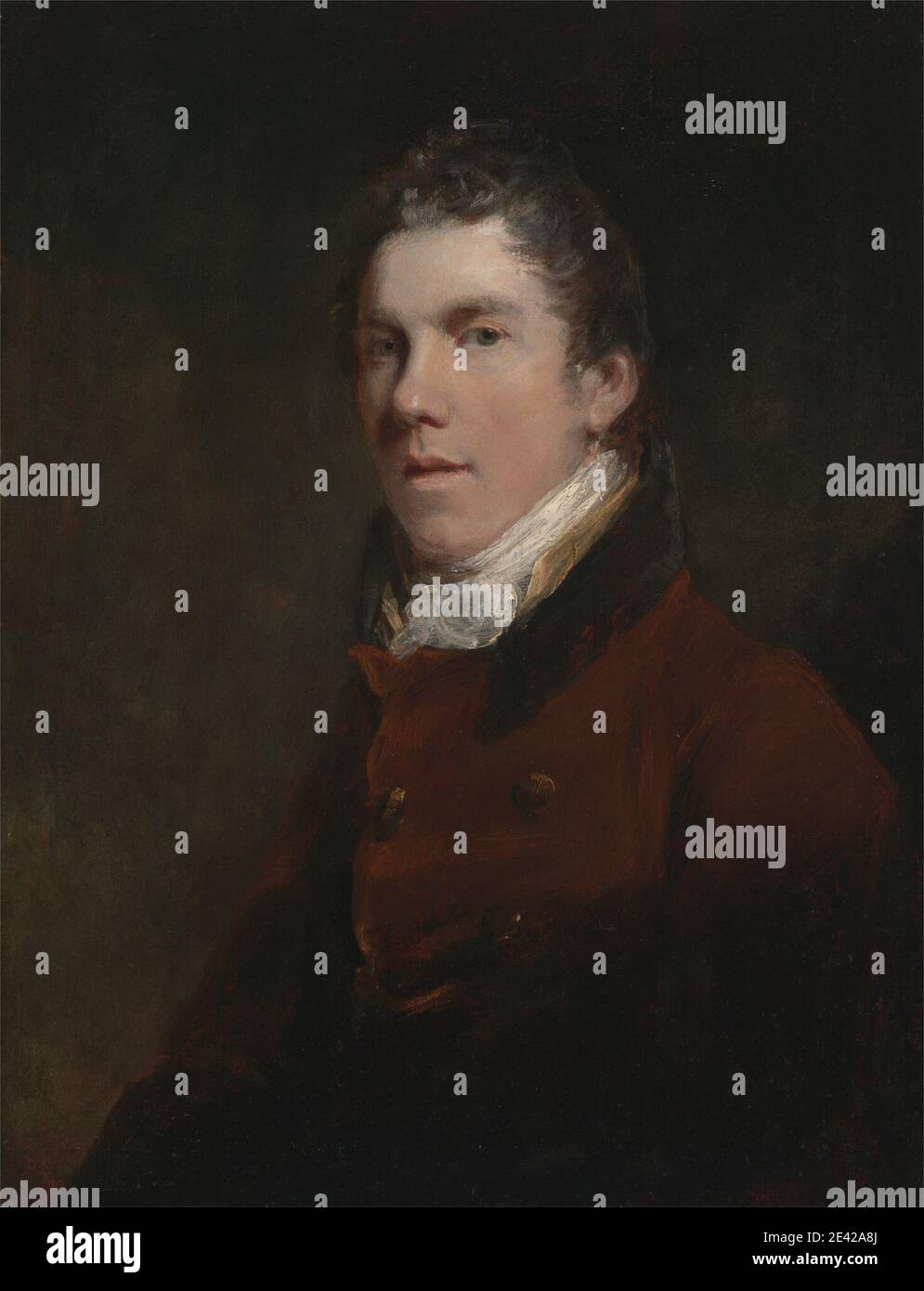 John Jackson, 1778â € "1831, Briten, Sir David Wilkie, ca. 1810. Öl auf Platte. Dunkel, Mann, Porträt. Wilkie, Sir David (1785â € "1841), Maler des Genres, historische Themen und Porträts Stockfoto