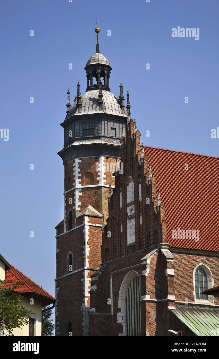 Corpus Christi Kirche in Kazimierz. Krakau. Polen Stockfoto