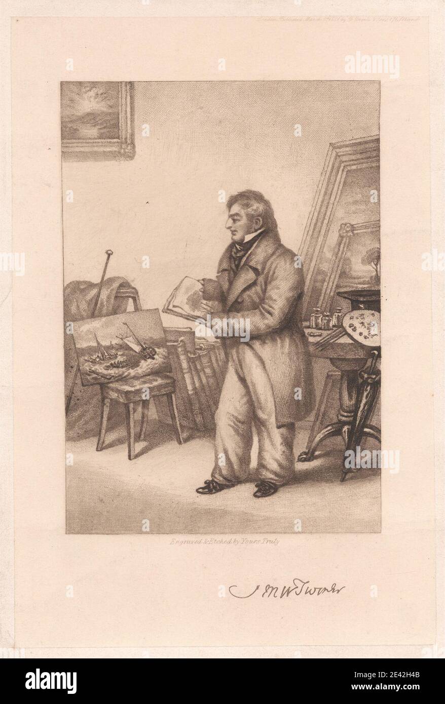 Charles Turner, 1774â € "1857, britische, J.M.W. Wender. Stockfoto