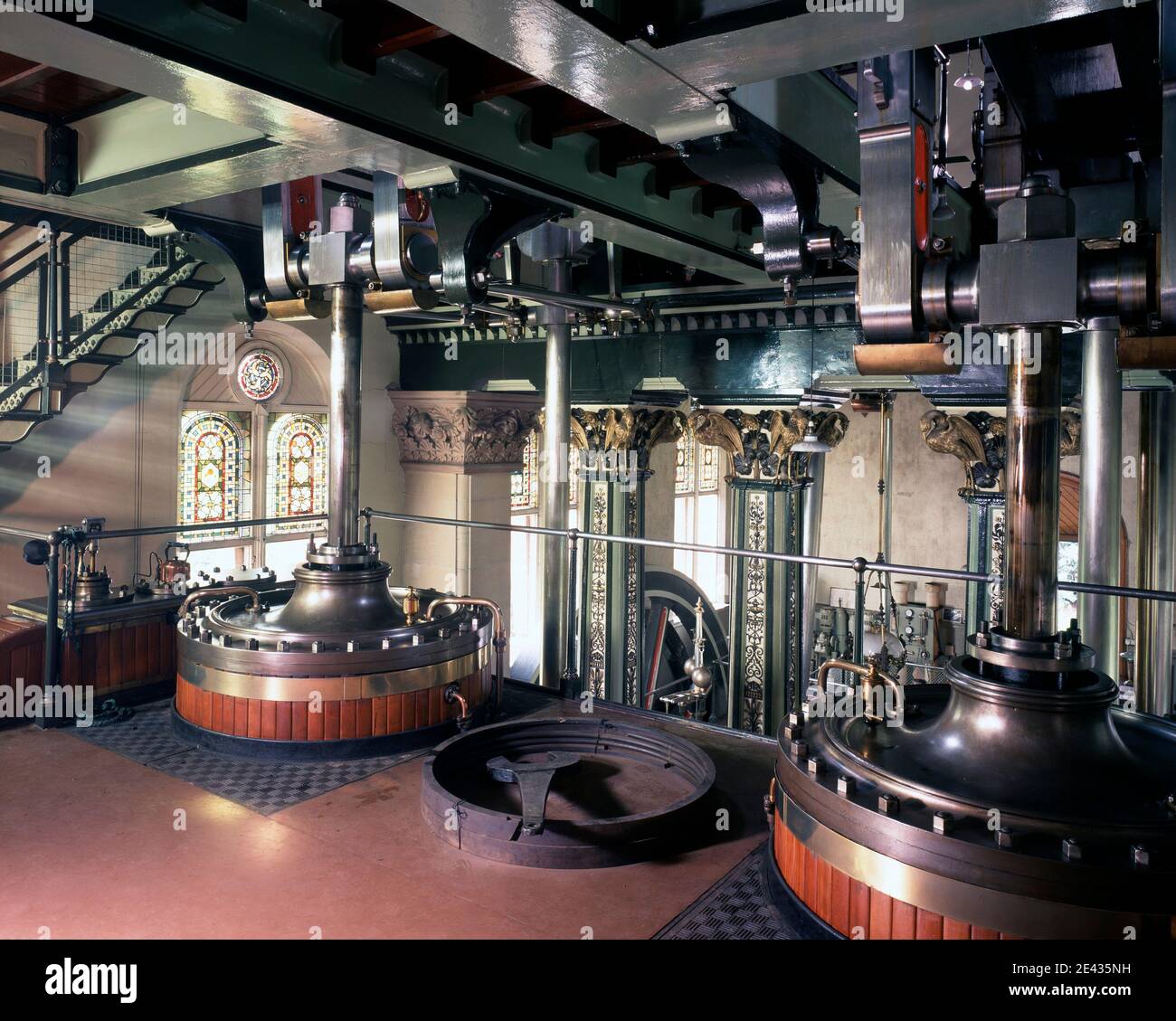 Papplewick Pumping Station, Papplewick, Nottinghamshire. Architekt: Thomas Hawksley. Stockfoto