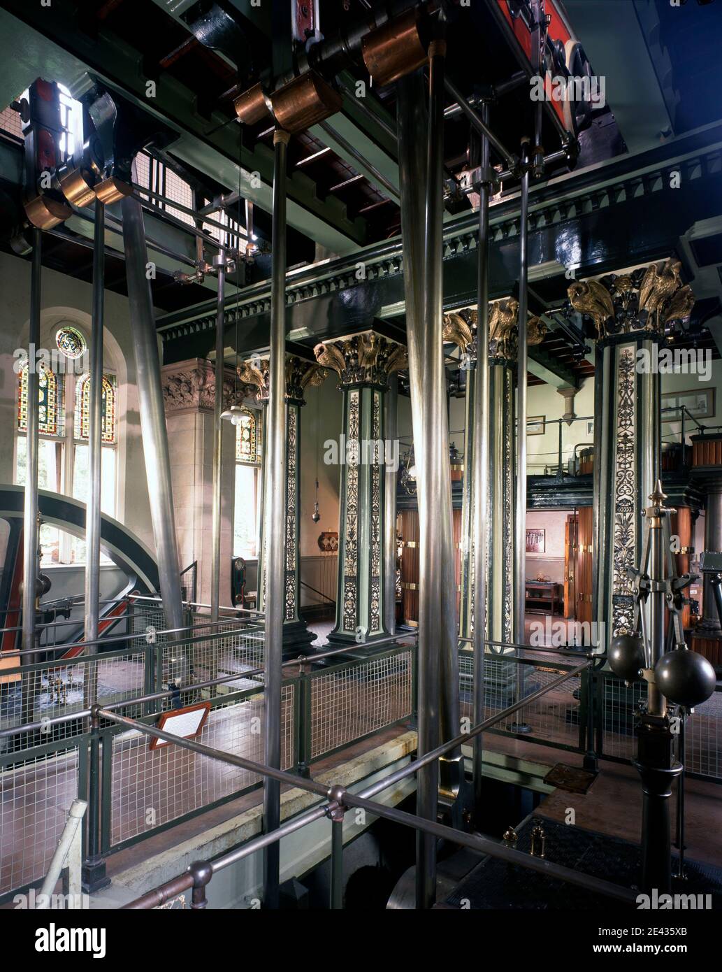 Papplewick Pumping Station, Papplewick, Nottinghamshire. Architekt: Thomas Hawksley. Stockfoto