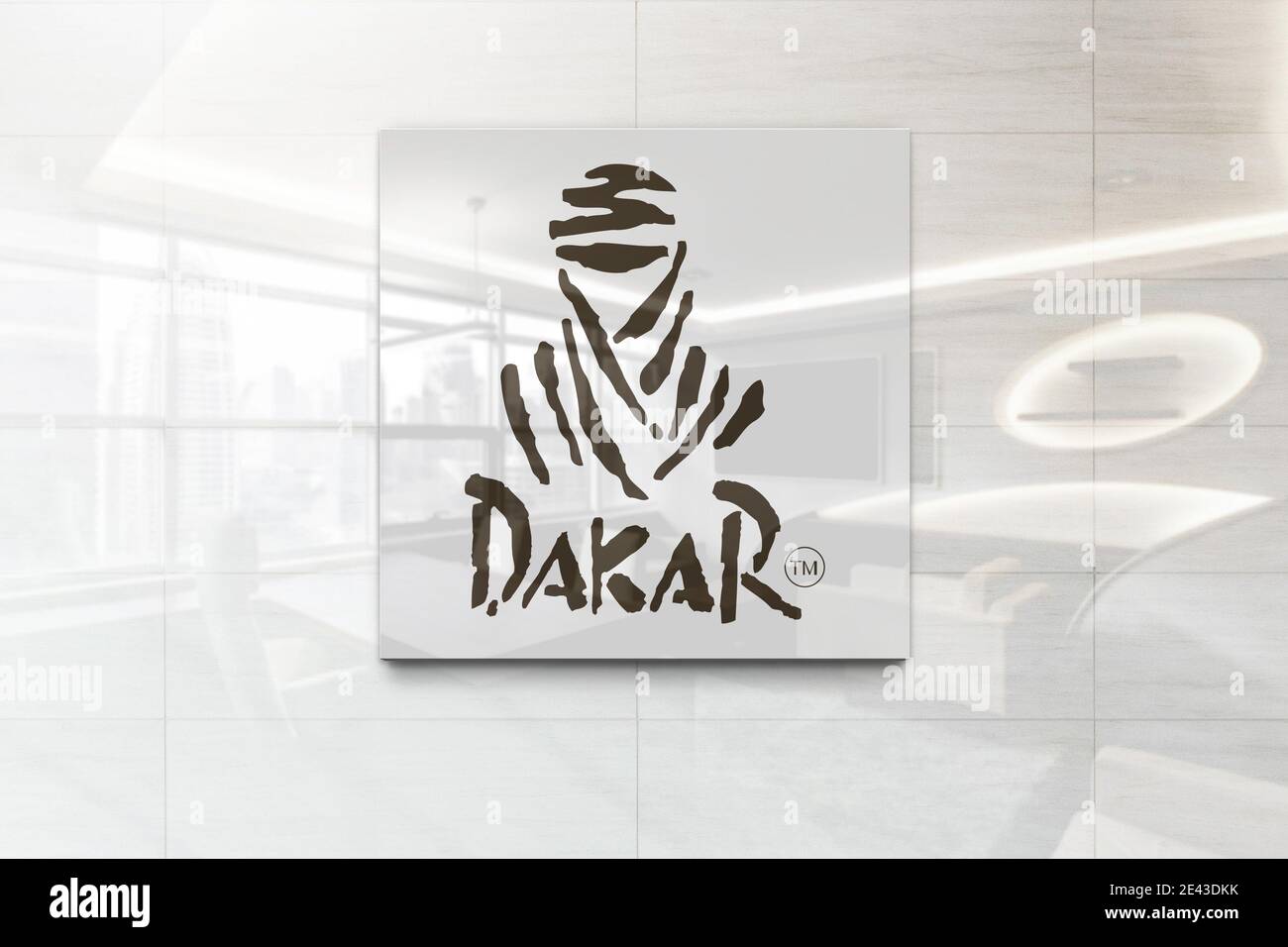 Dakar-Rallye-Logo Stockfoto