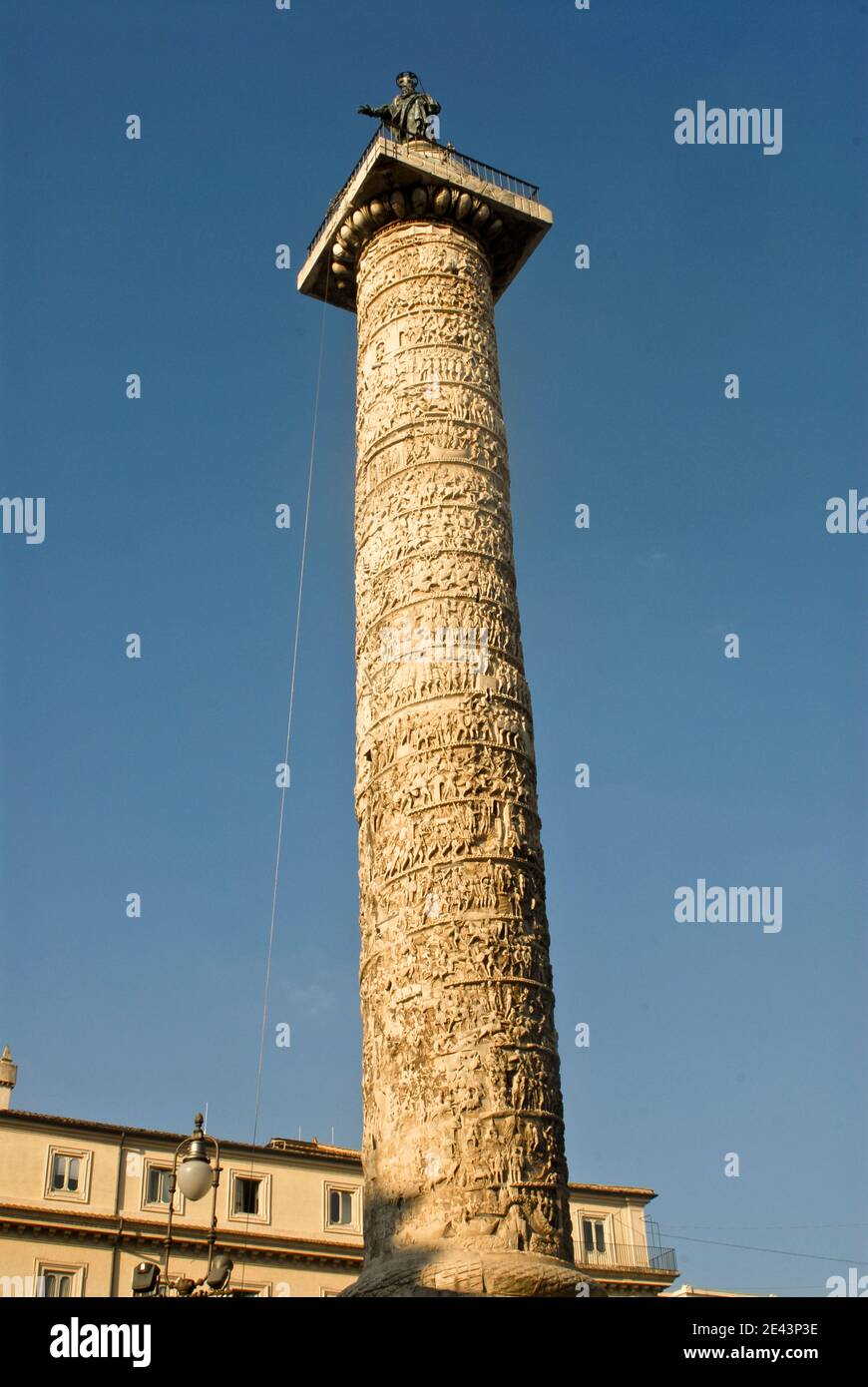 Trajans Säule - Trajans Forum, Rom, Italien Stockfoto