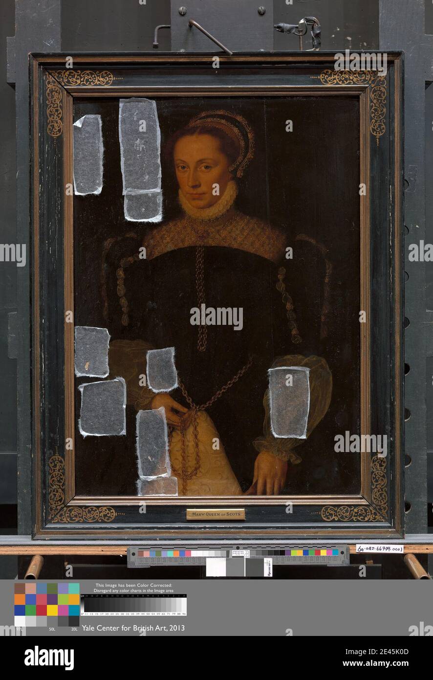 Unbekannter Künstler, Portrait einer Frau, ca. 1565. Öl auf Eichenholzplatte. Porträt. Mary [Mary Stewart] (1542â € "1587), Königin der Schotten Stockfoto
