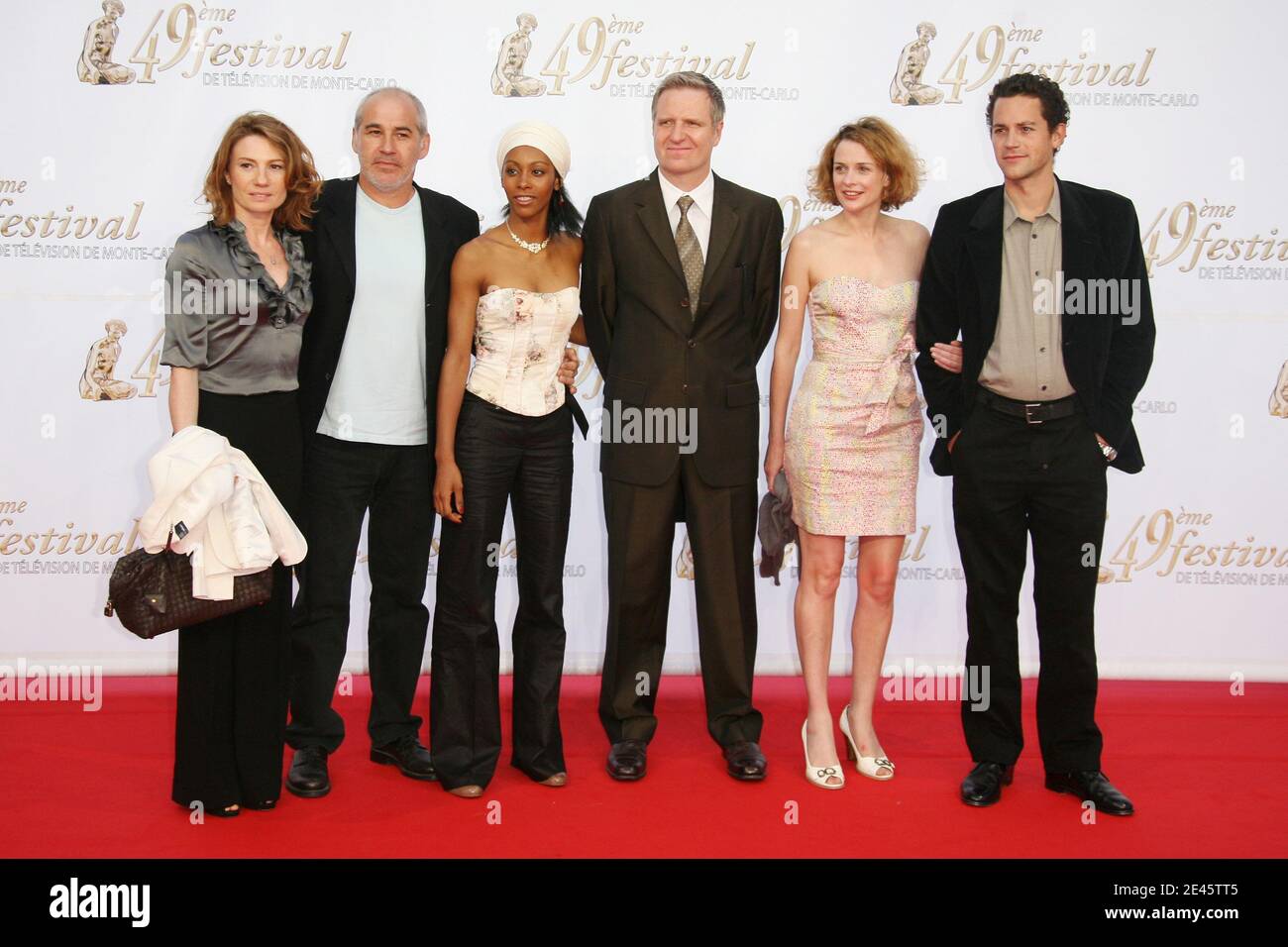 Ankunft bei der 49. Eröffnungsfeier des Fernsehfestivals Monte-Carlo in Monaco am 7. Juni 2009. Foto von Denis Guignebourg/ABACAPRESS.COM Stockfoto