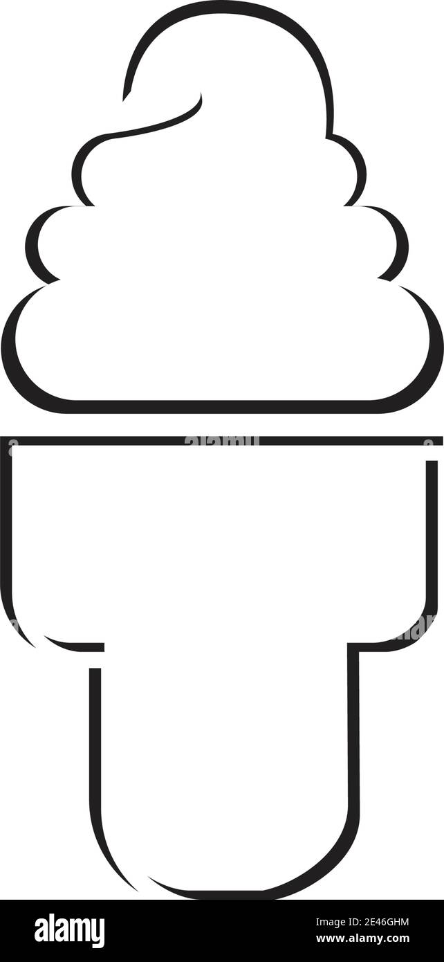 Eis Logo Vorlage Vektor Symbol Illustration Design Stock Vektor