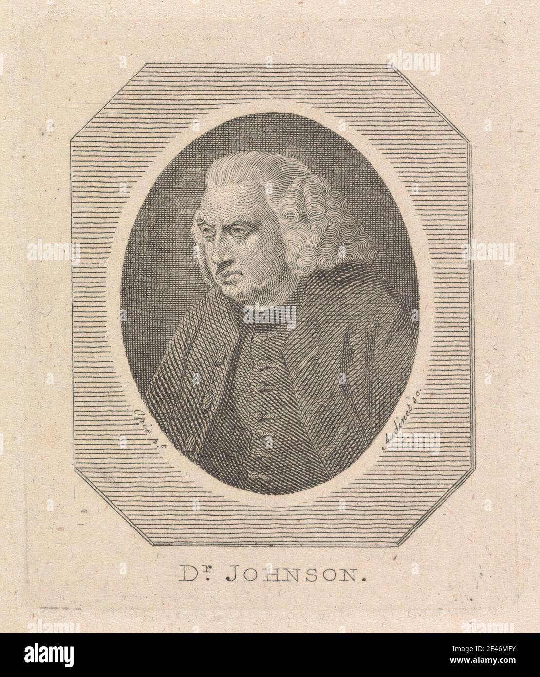 Philip Audinet, 1766â € "1837, Briten, Dr. Johnson, undated. Gravur. Stockfoto