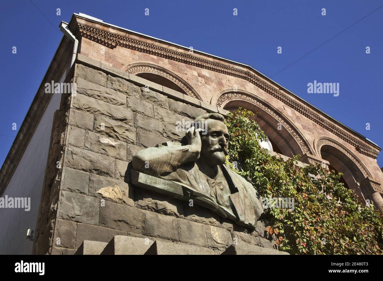 Museum von Hovhannes Tumanyan in Eriwan. Armenien Stockfoto