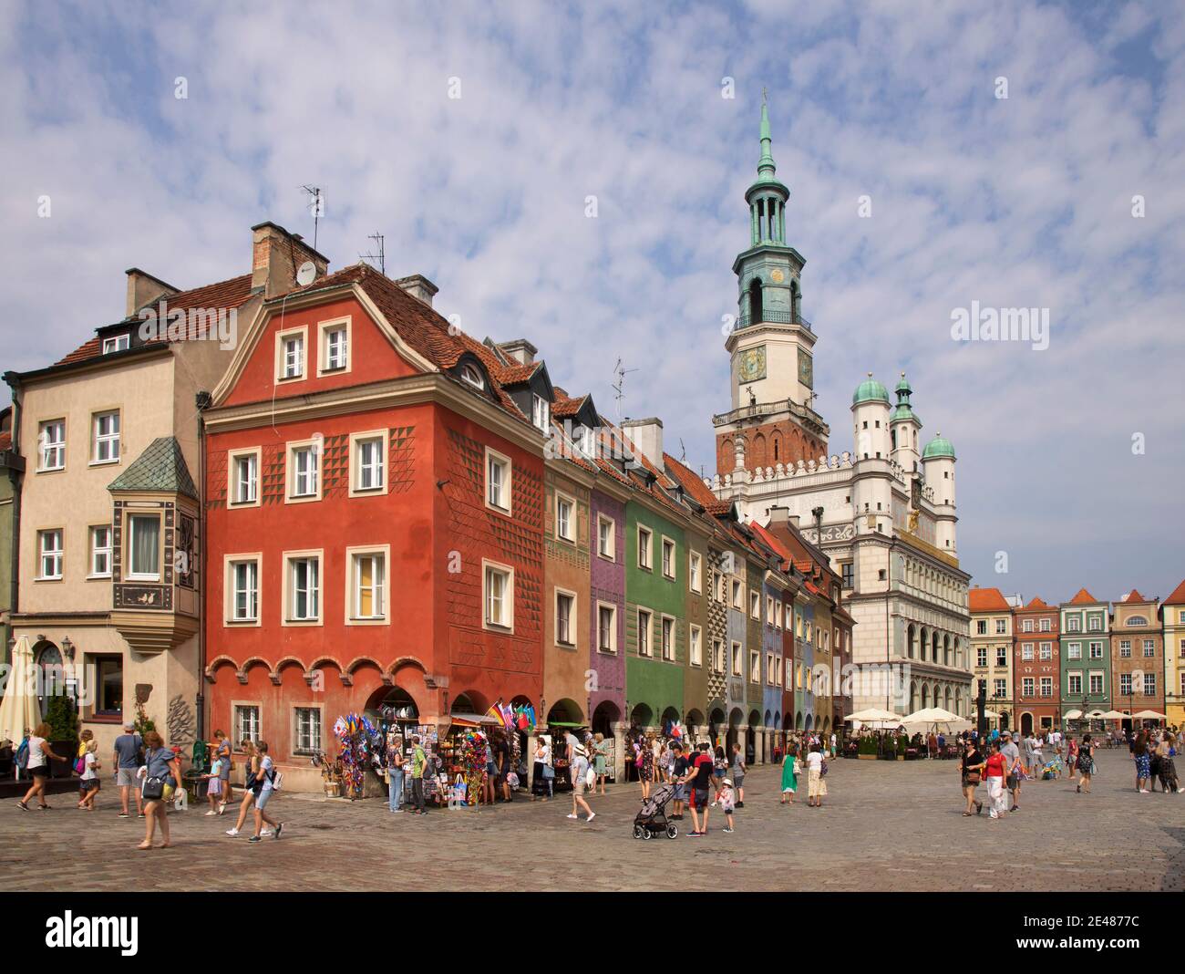 Rathaus am Alten Marktplatz in Posen. Polen Stockfoto