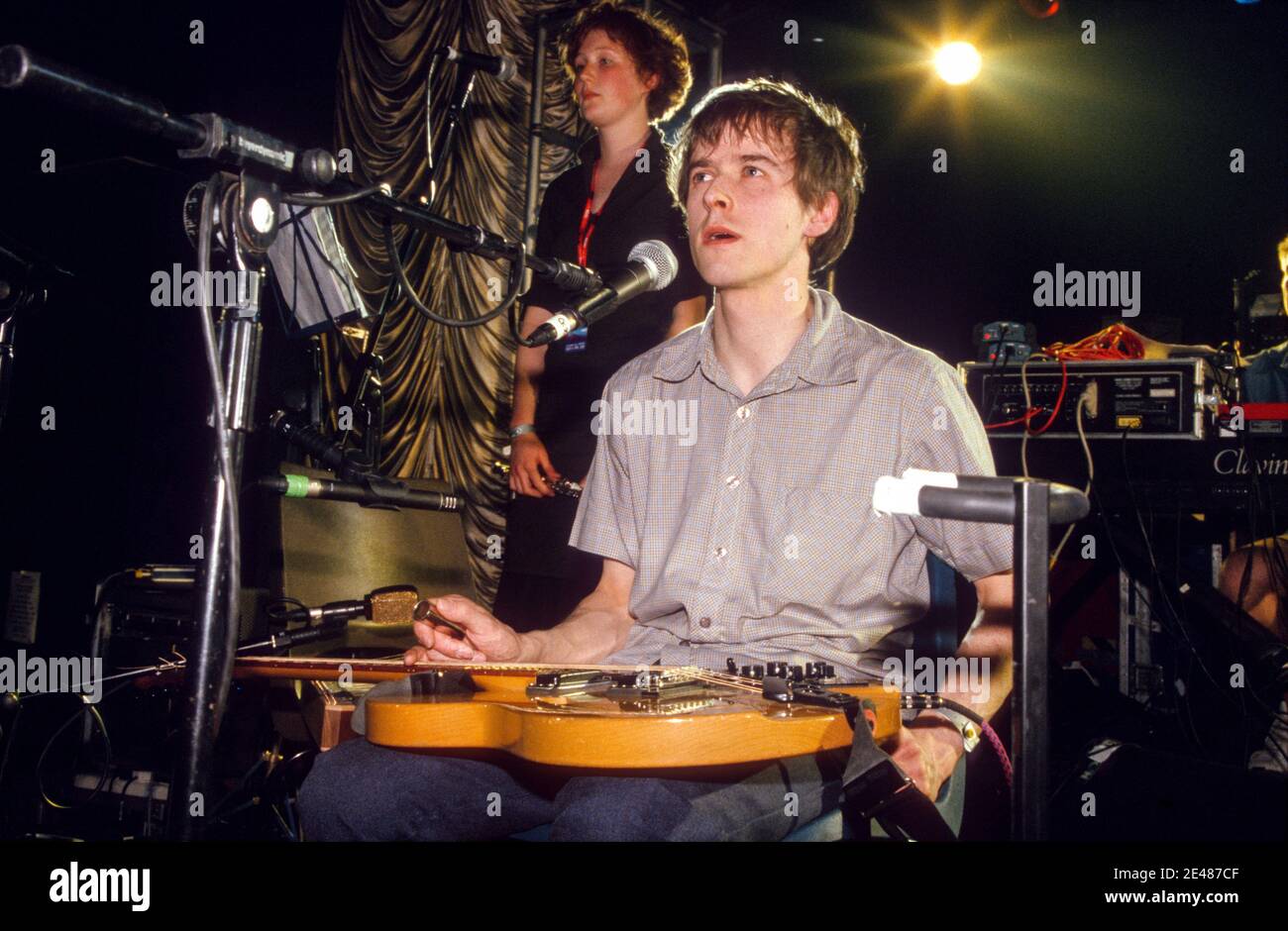 The Delgados beim A.T.P April 2000, All Tomorrows Parties Festival, Camber Sands, Rye, West Sussex, England, Vereinigtes Königreich. Stockfoto